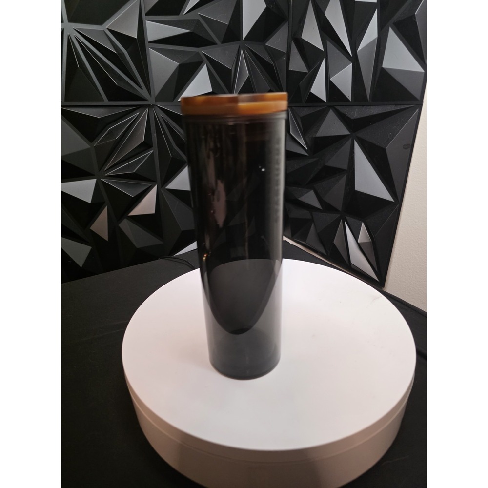 Starbucks Black Tumbler with Tortoise Shell Sealing Twist Lid 16 oz - Nice